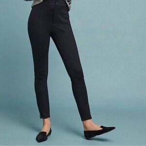 Anthropologie essential black slim pant